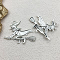 Silver-Tone Halloween Theme Metal Charms with 17 Listed Options view 12