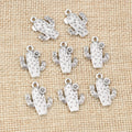 Textured Cactus Charms in an Antique Silver Finish view 3