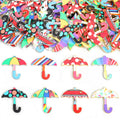 Colorful Umbrella Enamel Metal Jewelry Charms, 16 Designs view 5