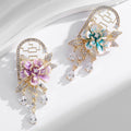 Peony Tassel Enamel Two Designs Metal Brooch Pin for Jackets and Lapels view 5