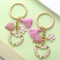 Heart Charm Keychains in 33 Pictured Variations for Bags and Keys view 3