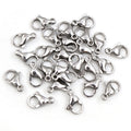 Small Lobster Clasps in Six Sizes and Two Finishes view 2