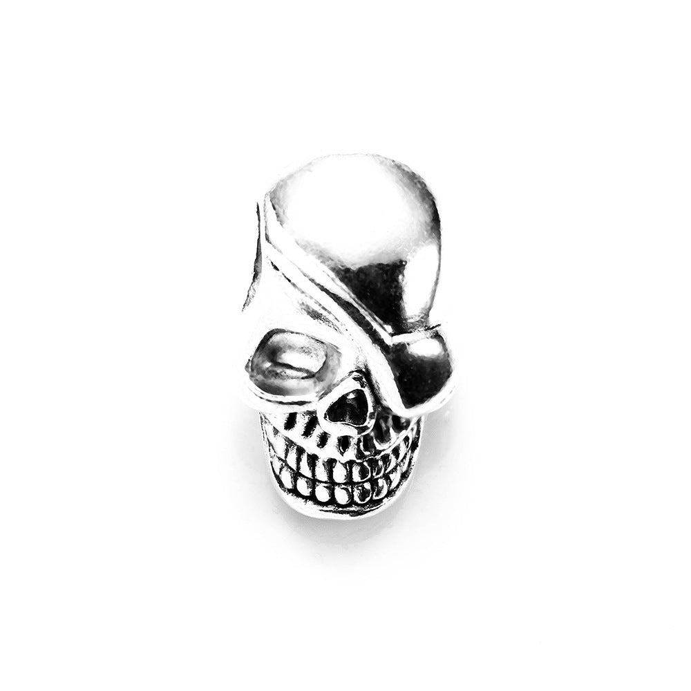 19x12mm Skull Large Hole Alloy Bead