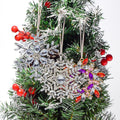 Rhinestone Snowflake and Wreath Christmas Hangers 4 Styles view 1