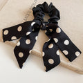 Black White Polka Dot Bow Hair Clips and Scrunchies view 8