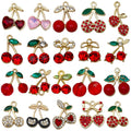 Red Cherry Metal Charms with 30 Listed Options for DIY Jewelry Making view 5
