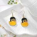 Gold Tone Yellow Duck Drop Earrings in Eleven Playful Designs view 11