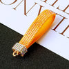 Jelly-Orange Leather-Loop