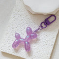Iridescent Balloon Dog Keychains Macaron Colors Plus Set view 8