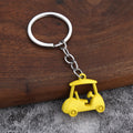 Golf Cart Keychain With Round Split Ring, 12 Styles view 9