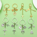 Heart Charm Keychains in 22 Pictured Variations for Bags and Keys view 4
