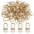 Electroplated Alloy Lobster Clasps and Keychain Hardware, 36 Styles view 5
