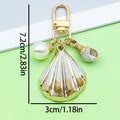 Starfish, Conch and Shell Charm Keychains Featuring Starfish Across 59 Pictured Variations view 7