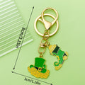 Shamrock Charm Keychains Featuring Shamrock Across 17 Pictured Variations view 3