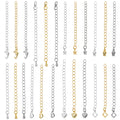 Eight Charm Metal Extension Chains in Three Finishes Jewelry Findings view 1