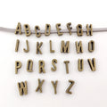Antique Silver Letter Metal Charms with 2 Listed Options view 3