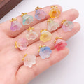 Twelve-Color Translucent Lily of the Valley Flower and Leaf Charm Collection view 3