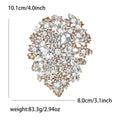 Oversized Crystal Cluster Brooch In Eight Rich Colorways view 8