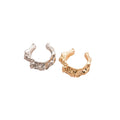 Irregular Metal Ear Cuff Three Piece Set Gold Silver view 5