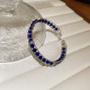 Silver Blue Cuff