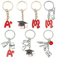 Graduation Charm Keychains in 7 Pictured Variations for Bags and Keys view 5