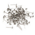 Stainless Steel Cup Earring Posts in Five Cup Sizes view 3