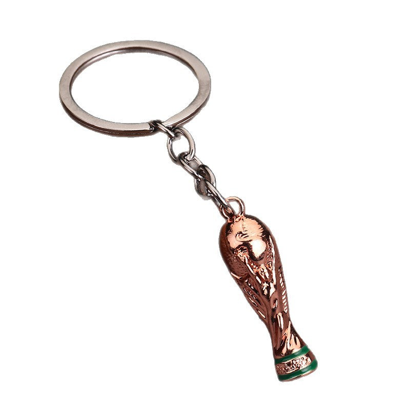 Football Trophy Resin Keychain Souvenir Gift Pendant