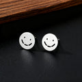 Silver Tone Stainless Steel Novelty Stud Earrings in Ten Designs view 4