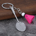 Badminton Racket and Shuttlecock Keychain in Six Colors view 8
