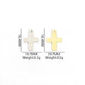 Enamel-Look Gold Silver Cross Alloy Charms in 12 Styles view 2