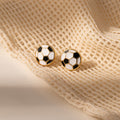 Nine Soccer Ball Hoop Hook Heart and Stud Earring Designs view 11
