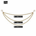 Triple Layer Gold Ball Bead Garland Christmas Tree Decor view 4