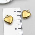 Heart-Shaped Gold-Tone Heart Metal Charms with 14 Listed Options view 8