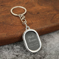 Silver-Tone Metal Photo Frame Keychains In Seven Shapes view 8
