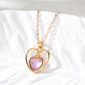 Heart Cabochon Necklace Earring and Clip Keychain Options view 7