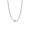 Silver Chip Pearl Geometric Bead Necklace Ten Styles view 5