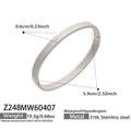 Gold Steel Textured Hinge Bangle Bracelets Mixed Patterns view 11