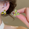 Silver Tone Floral Stud Earrings in Three Designs With Decorative Details view 4