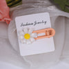 Orange Daisy Clip