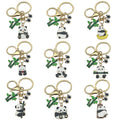 Panda Charm Keychains Featuring White Panda Across 45 Pictured Variations view 5