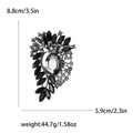 Asymmetric Crystal Leaf Brooch in Nine Colors for Jackets Scarves and Lapels view 6