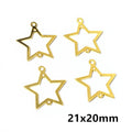 Stainless Steel Open Geometric Pendants in Twelve Shapes view 7