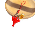 Resin Lobster Beer Mug Phone Strap Charm Red Cord Loop view 5