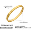 Gold Ribbed