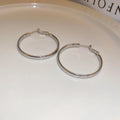 Textured Hoop Earrings in Five Gold and Silver Tone Styles view 10