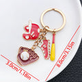 Four-Style Baseball Glove Shoe and Ball Enamel Keychain Collection view 8