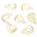 Enamel Heart Butterfly Jewelry Components For DIY Earrings And Bracelets Charms view 12