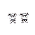 Girl Silhouette Large-Hole Spacer Bead in 1 Finish for Jewelry Making view 3