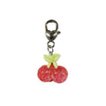 Transparent Cherry and Strawberry Heart-Clasp Charms in Eight Fruit Colors view 9