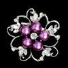 Purple Floral Vine